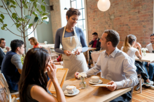 waitress upselling